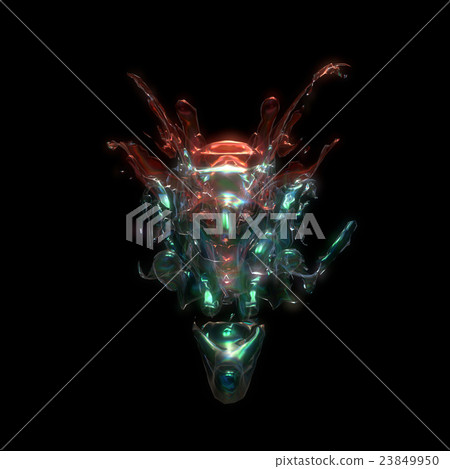 3d illustration of visual effect 23849950