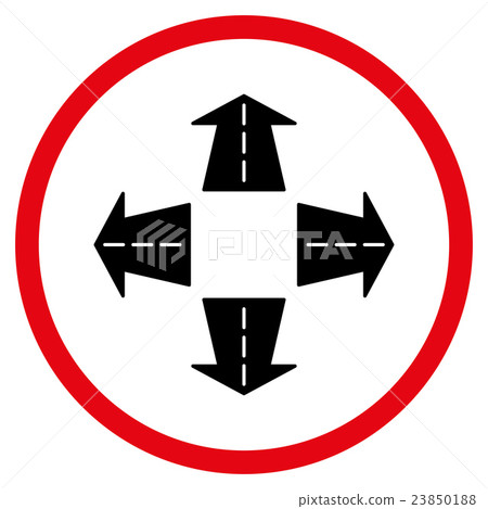 Road Directions Icon 23850188