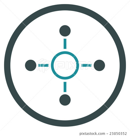 Radial Structure Icon Radial Structure Icon 23850352
