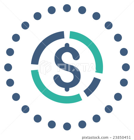 Financial Diagram Icon Financial Diagram Icon 23850451