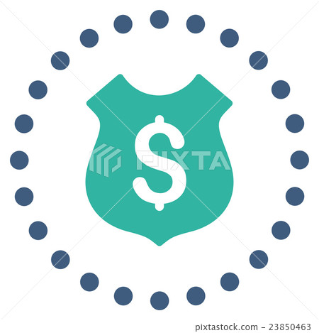 Financial Shield Icon 23850463
