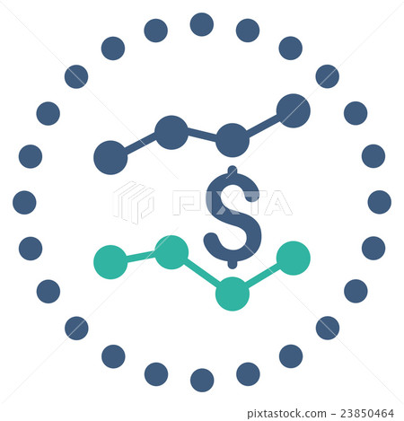 Financial Trends Icon 23850464