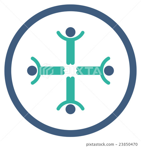 Hands Up Men Icon 23850470