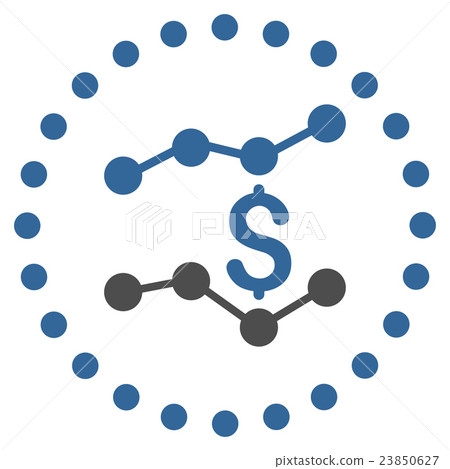 Financial Trends Icon 23850627