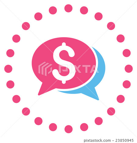 Financial Chat Icon Financial Chat Icon 23850945