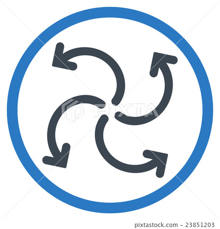 Turbine Rotation Icon 23851203
