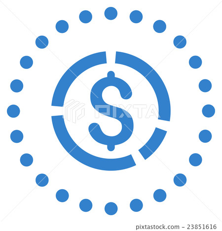 Financial Diagram Icon 23851616