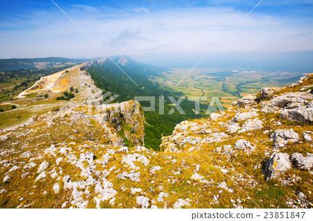 upland landscape in summer day. Navarre upland landscape in summer day. Navarre 23851847