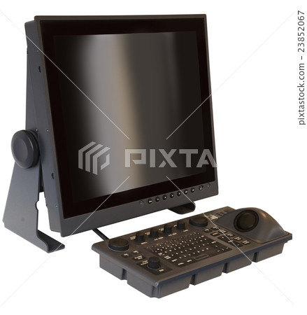 Modern fishfinder isolated on white background 23852067