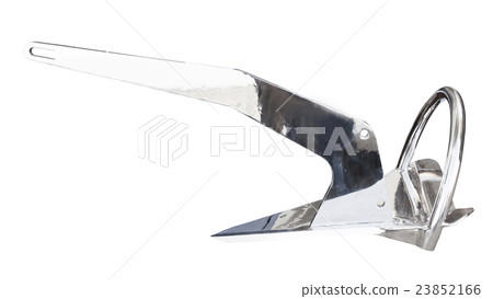 Steel anchor isolated on white background Steel anchor isolated on white background 23852166
