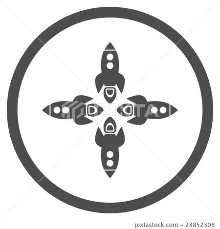Rockets Flat Icon 23852308