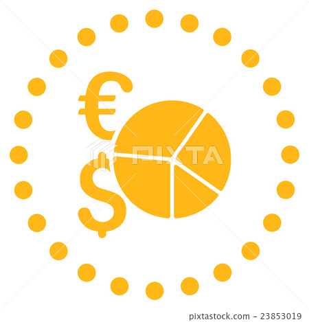 Financial Pie Chart Icon Financial Pie Chart Icon 23853019