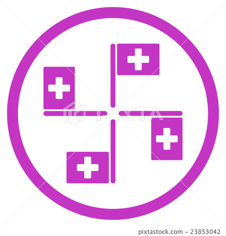 Hospital Flags Icon 23853042