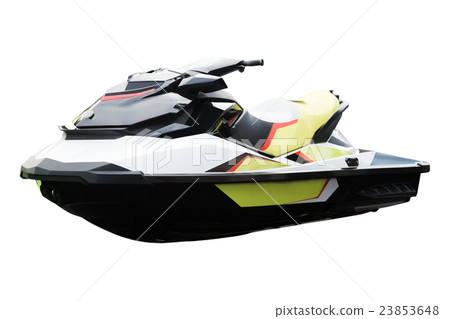 Water scooter isolated on white background 23853648