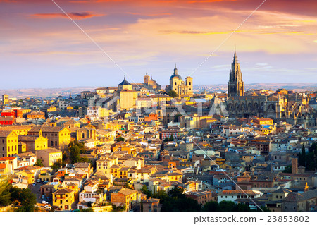 View of Toledo in sunny morning View of Toledo in sunny morning 23853802