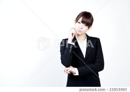 Thinking pose / business woman 23853993