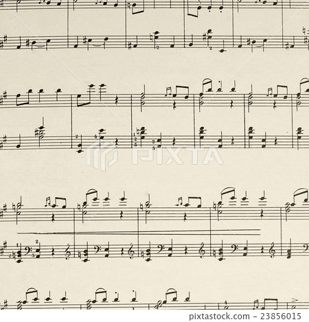 Music sheet page - the composition of Beethoven 23856015