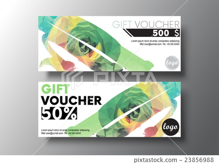 Beautiful gift voucher template 23856988