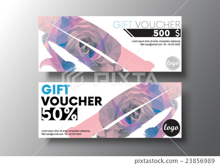 Beautiful gift voucher template Beautiful gift voucher template 23856989