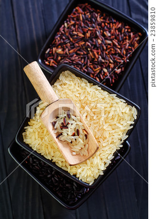 raw rice in bowls raw rice in bowls 23859810
