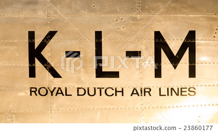 Vintage logo of the dutch KLM 23860177