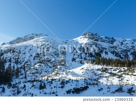 Winter mountain landscape. 23860338