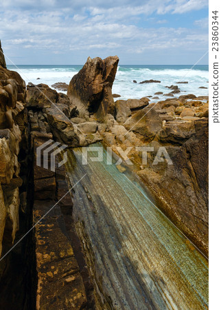 Beach Azkorri or Gorrondatxe view. 23860344