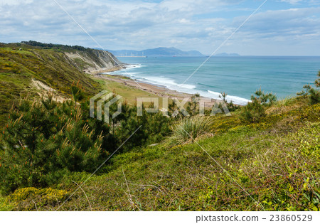 Beach Azkorri or Gorrondatxe view. Beach Azkorri or Gorrondatxe view. 23860529