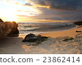 Sunset and beach 23862414