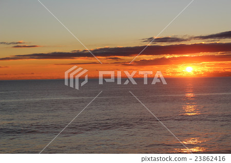 Sunset over the sea 23862416