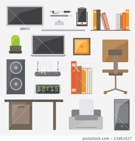 Modern design flat icon vector collection concept Modern design flat icon vector collection concept 23862827