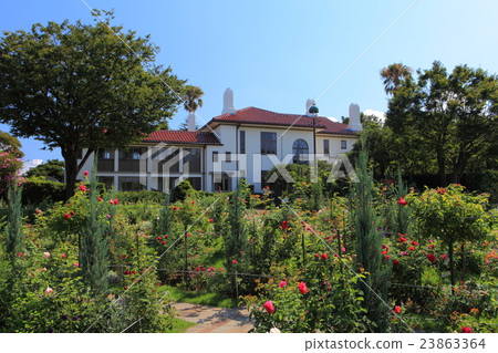 山公園，在那裡你可以看到港口橫濱市英國館 23863364