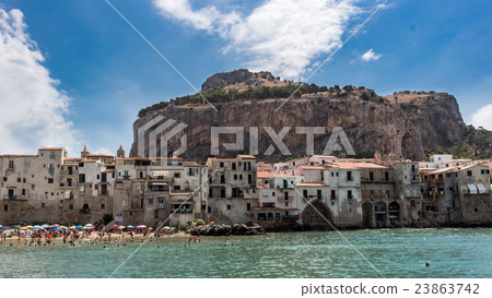 beach, city, coast 23863742