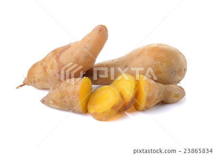 sweet potato on the white background 23865834