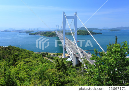 從Washuzan看到的瀨戶大橋 從Washuzan看到的瀨戶大橋 23867171