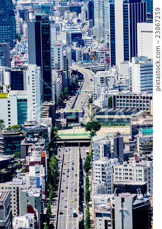 [東京]市中心的城市景觀 23867259