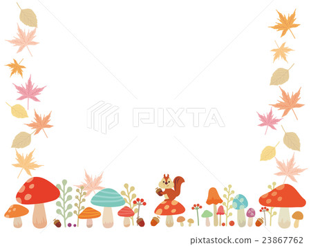 Mushroom and Momiji illustration Mushroom and Momiji illustration 23867762