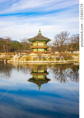 Gyeongbokgung palace landmark of Seoul 23868179