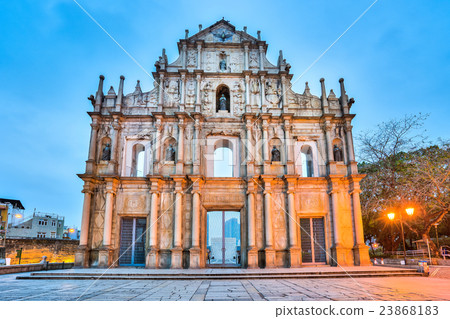 The Ruins of St. Paul's in Macau, China 23868183