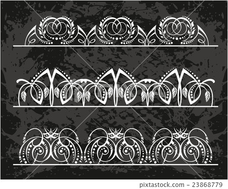 Vintage floral elements for design. 23868779