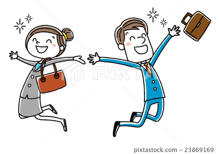 Business: pleased men and women 23869169