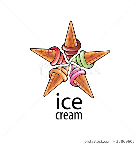 图库插图 logo ice cream