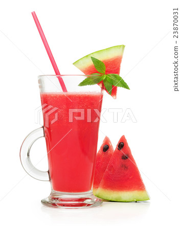 watermelon smoothie in a glass 23870031