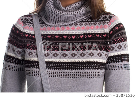 Woman in a sweater. 23871530