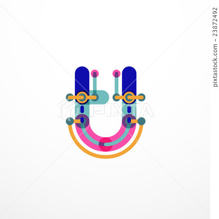 Linear letter concept - Stock Illustration [23872492] - PIXTA