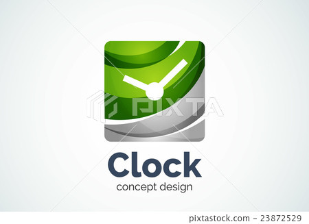 Clock logo template, time management business Clock logo template, time management business 23872529