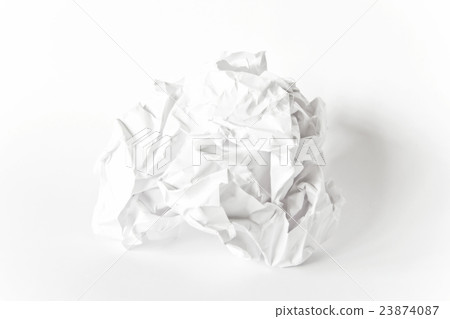 Crumpled paper ball 23874087