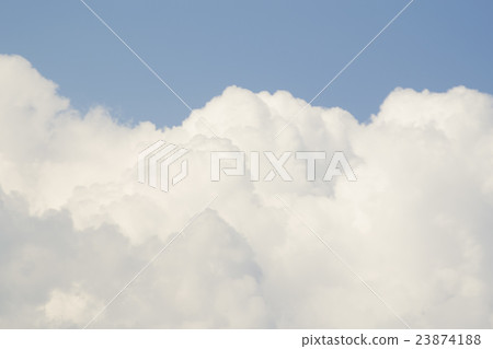 blue sky background with tiny clouds 23874188