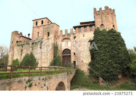 medieval castle at Mount Lozzo near Padova, Italy 23875271