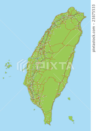 Taiwan Map 23875533